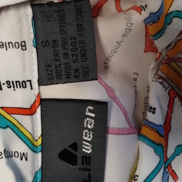 Vintage 90s Lizwear Paris Metro Map Shirt - Picture 4 of 8
